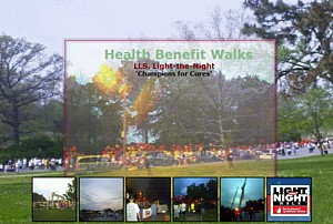 Health walks! LLS. 'champions for cures'